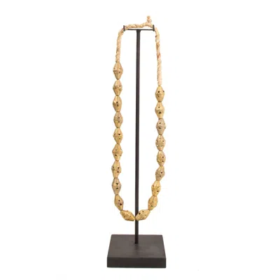 Botanical Boys Women's Gold Bronze Beaule Necklace One One One B