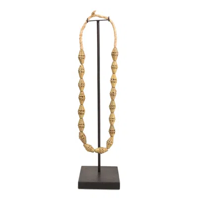 Botanical Boys Women's Gold Bronze Beaule Necklace One One One E