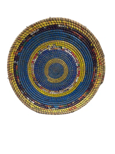 Botanical Boys Zambian Wall Basket - Fifty Four In Brown