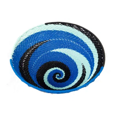 Botanical Boys Zulu Telephone Wire Bowl Blue Tr One Nine