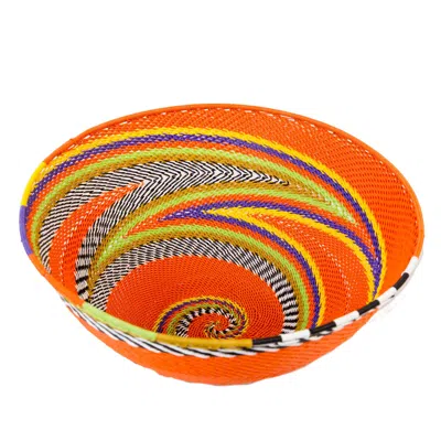 Botanical Boys Zulu Telephone Wire Bowl Orange Tr Eighteen