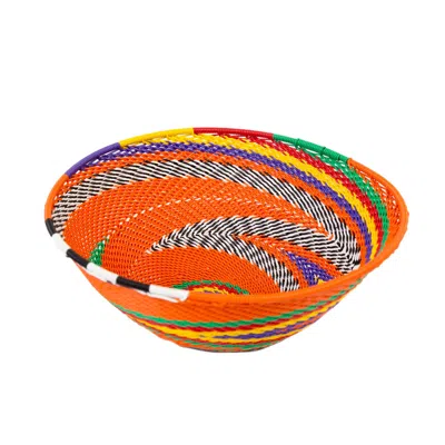 Botanical Boys Zulu Telephone Wire Bowl Orange Tr Nineteen