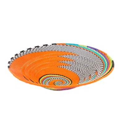 Botanical Boys Zulu Telephone Wire Bowl Orange Tr Sixteen
