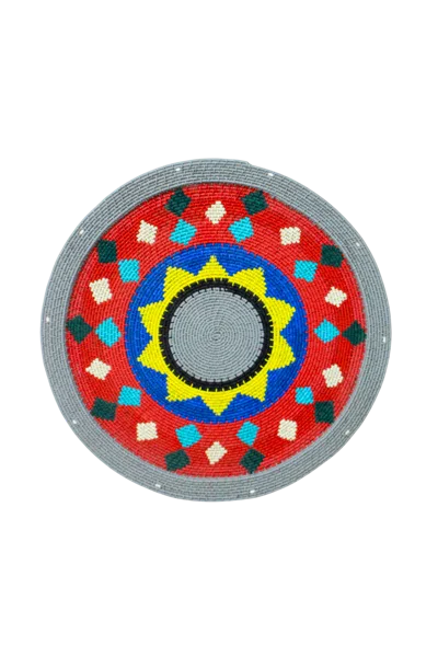 Botanical Boys Zulu Telephone Wire Plate - Twenty Six Four In Brown