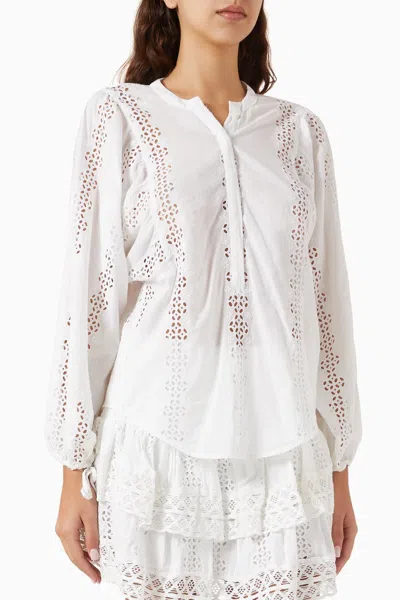 Boteh Anais Poeme Blouse In White