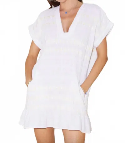 Boteh Hera Cotton-linen Tunic In White