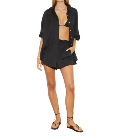 Boteh La Ponche Shirt In Black