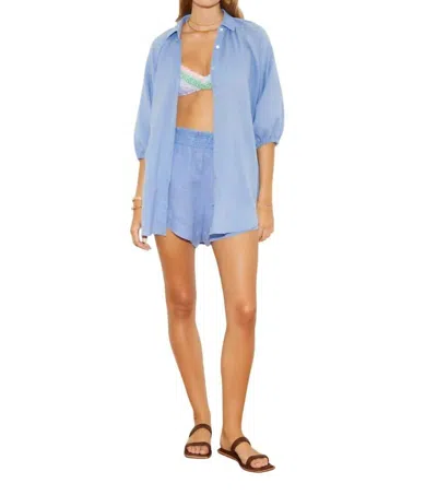 Boteh La Ponche Shirt In Blue