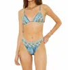 Boteh Onda Dalian Triangle Bikini Top In Blue