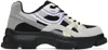Both Black & Gray Gao Eva Sneakers In Black/grey
