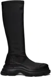 Both Black Gao Boots In Black