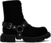 Both Black Gao Harness Boots In Black
