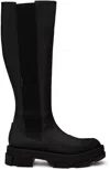 Both Black Gao Platform Chelsea Boots In Black
