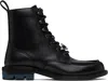 Both Black Re:re Dressy Laced Boots In Black