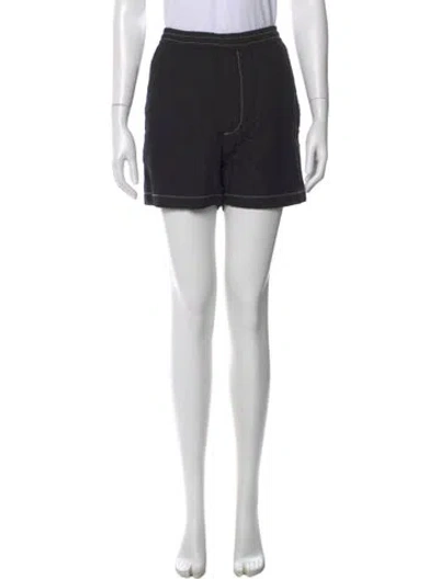 Pre-owned Both X Second Layer Mini Shorts In Black