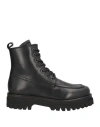 Bothega 41 Woman Ankle Boots Black Size 8 Leather In Black