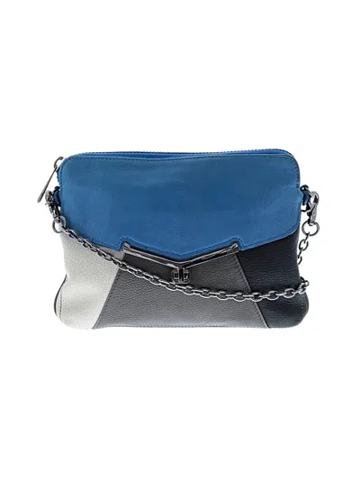 Pre-owned Botkier Leather Crossbody Bag In Blue