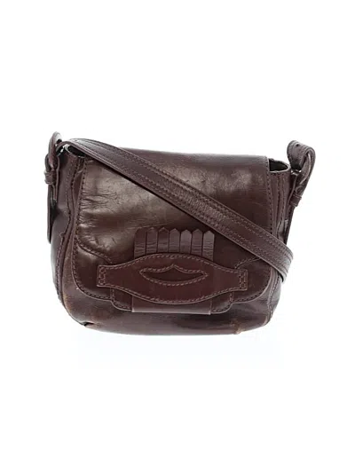 Pre-owned Botkier Leather Crossbody Bag In Brown