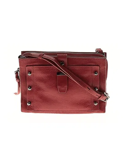Pre-owned Botkier Leather Crossbody Bag In Burgundy