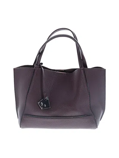 Pre-owned Botkier Leather Satchel In Burgundy