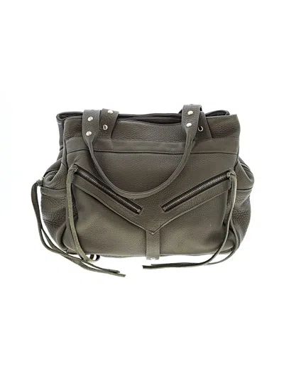 Pre-owned Botkier Leather Shoulder Bag In Gray