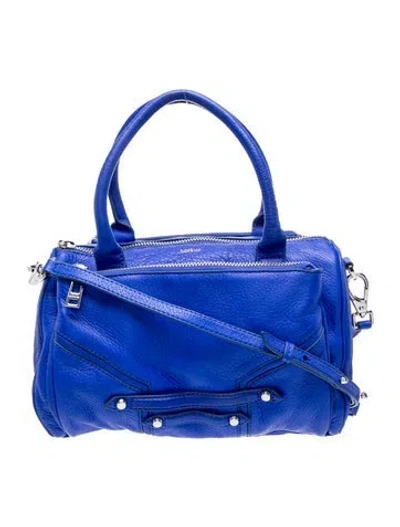 Pre-owned Botkier Leather Shoulder Bag Large In Blue