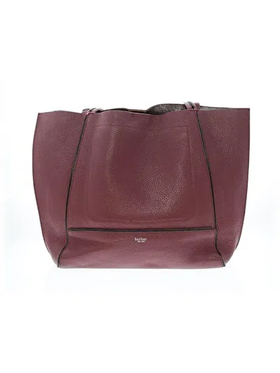Pre-owned Botkier Leather Tote Bag In Burgundy