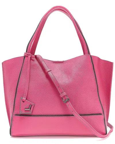 Botkier Soho Leather Satchel In Pink