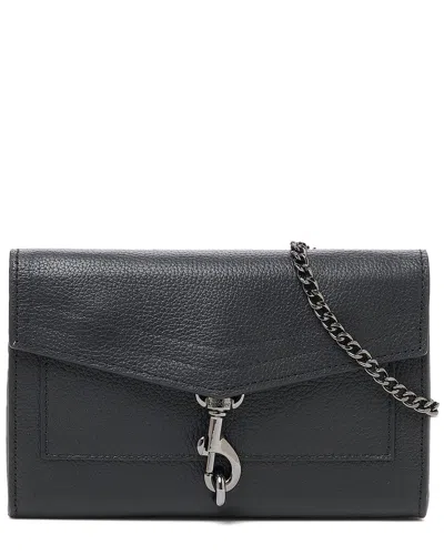 Botkier Trigger Chain Leather Crossbody In Black