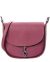 Botkier Trigger Leather Saddle Bag In Red