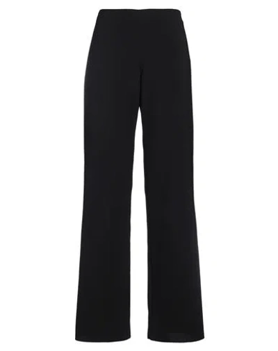BOTONDI COUTURE BOTONDI COUTURE WOMAN PANTS BLACK SIZE 12 POLYESTER, ELASTANE