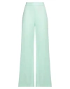 Botondi Couture Woman Pants Light Green Size 12 Triacetate, Polyester In Green