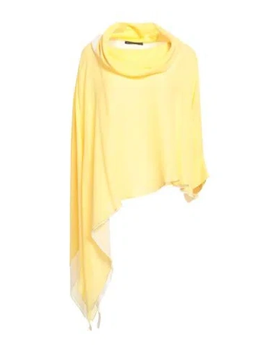 Botondi Couture Woman Top Yellow Size 8 Silk