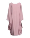 Botondi Milano Woman Midi Dress Pastel Pink Size 12 Silk In Pink