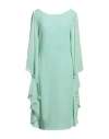 Botondi Milano Woman Midi Dress Light Green Size 12 Silk In Green