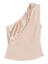 Botsi One-shoulder Top In Neutral