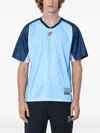 Bott Contrast-panel T-shirt In Blue