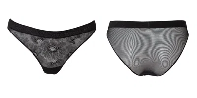 Bott Lingerie Women's Crush Lace Brief – Black Shadow In Multi