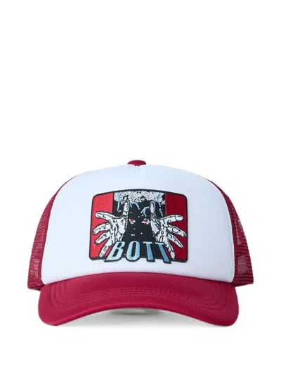 Bott The Hands Trucker Cap In Red