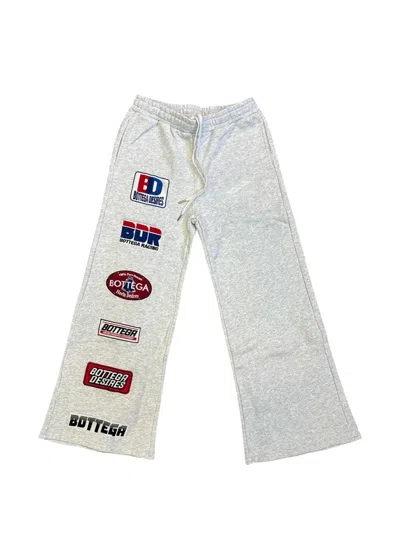 Bottega Desires Patch-detail Track Pants In Neutral