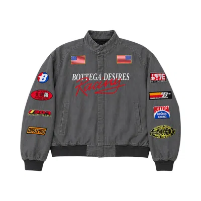 Pre-owned Bottega Desires Race Jacket 'grey' | Men's Size L In Gray