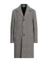 Bottega Martinese Man Coat Grey Size 38 Wool, Polyester, Polyamide In Gray