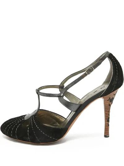 Pre-owned Bottega Veneta 100mm Velvet Pumps
