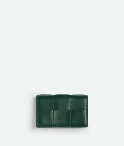 Bottega Veneta Cassette Business Card Case In Black
