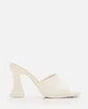 Bottega Veneta White Slip On Heels In White