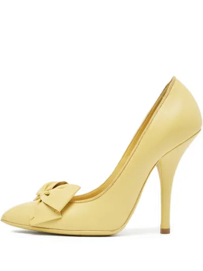 Pre-owned Bottega Veneta 110mm Primerose Pumps