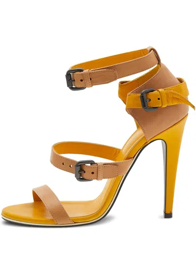 Pre-owned Bottega Veneta 115mm Leather Heeled Sandals