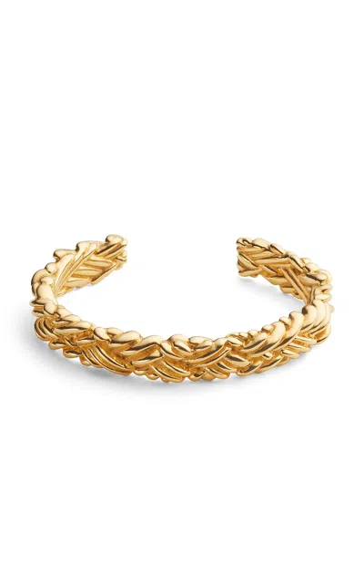 Bottega Veneta 18k Gold-plated Sterling Silver Bracelet