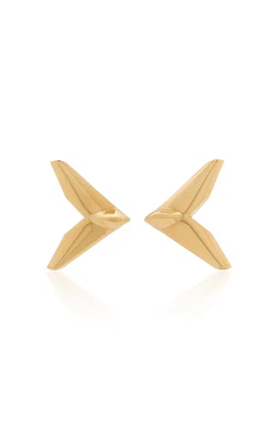 Bottega Veneta 18k Gold-plated Sterling Silver Earrings