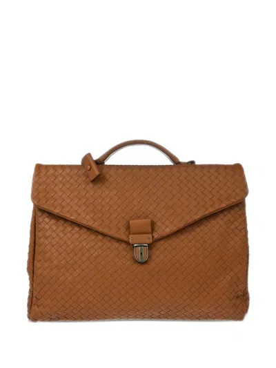 Pre-owned Bottega Veneta 1990-2000s Intrecciato Briefcase